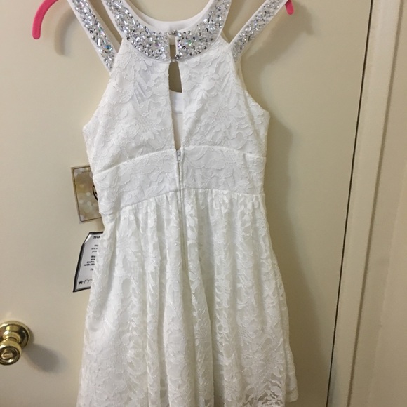 Trixxi Juniors embellished lace dress - Picture 4 of 5